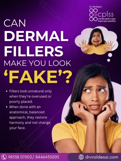 A common fear is that dermal fillers will look unnatural. The truth is, a "fake" appearance comes from poor technique or overfilling, not the product itself. My approach is rooted in facial anatomy to restore harmony and balance, ensuring you look like the best version of yourself.