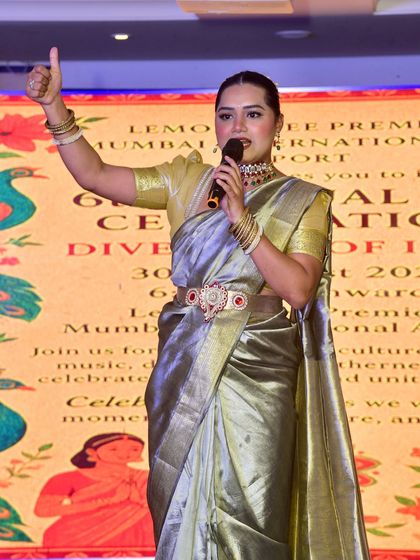 A thumbs-up for the amazing team at Lemon Tree Hotels. It's my way of showing appreciation for the audience and celebrating their success along with them.