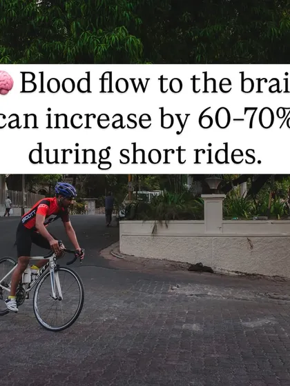 During even short rides, blood flow to the brain can increase significantly. This process enhances cognitive functions like memory, learning, and creativity.