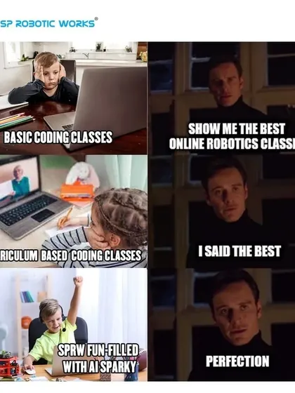A little fun comparing different types of coding classes. We believe our approach, which combines fun, hands-on building, and our AI-powered learning platform, offers the perfect blend for effective and engaging education.