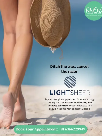 Ditch the temporary solutions of waxing and shaving. The LightSheer laser provides long-lasting smoothness, freeing you from constant upkeep. It is an effective and safe way to achieve flawless, hair-free skin.
