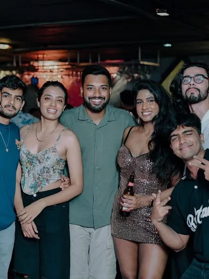 A snapshot with some of the regulars and friends at BOHO. It feels like a big family party every week.