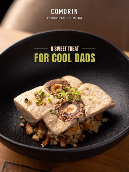 A sweet treat for cool dads. On Father's Day, we offer a complimentary dessert to all fathers.