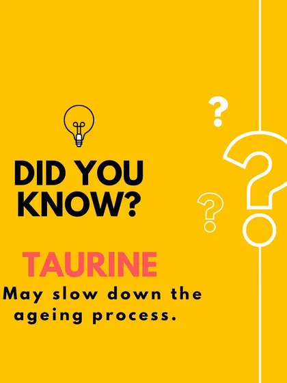 Did you know the nutrient Taurine may help slow down the aging process? A decade-long study shows its promising role in promoting healthy aging, though more research is needed. A healthy lifestyle remains the most effective approach.