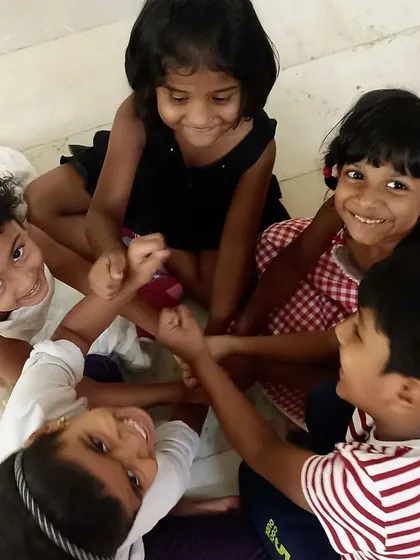 The smiles and laughter say it all. Moments like these, where children connect and build friendships, are at the core of the community spirit I foster at Tiny Mustards.