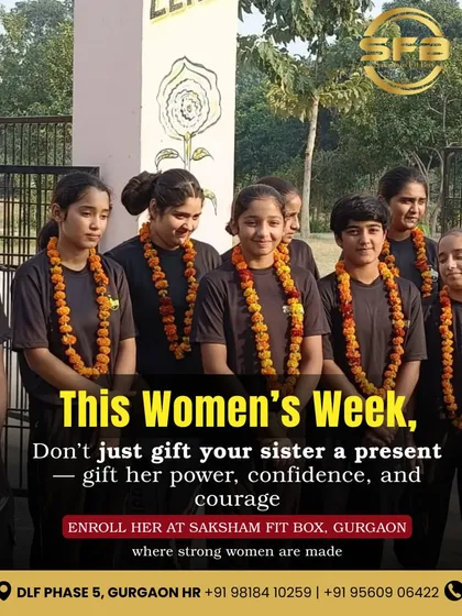 This Women's Week, I encourage you to gift your sister power, confidence, and courage. Enrolling her in my program is an investment in her strength and safety.