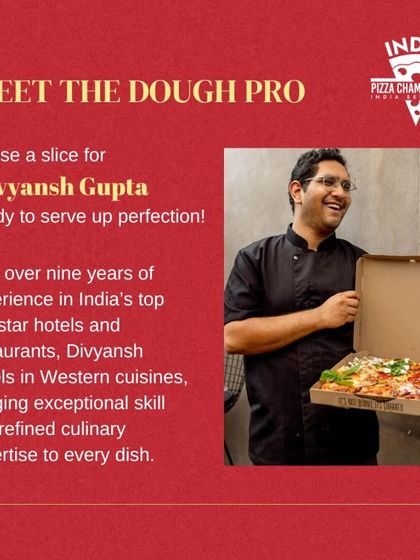 Meet Divyansh Gupta, one of our dough pros. With years of experience in top kitchens, he brings exceptional skill and culinary expertise to our team.