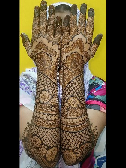Azra Mehendi - Mehendi Artistry Full Bridal Mehendi photo 93