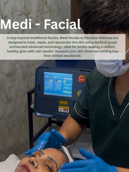 A Medi-Facial is a step beyond a traditional facial, using medical-grade actives to repair and rejuvenate the skin. It's an ideal choice for brides who want real, visible results and a healthy glow backed by clinical excellence.