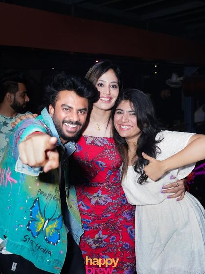 A group of friends enjoying the night. My events are perfect for making memories with your crew.