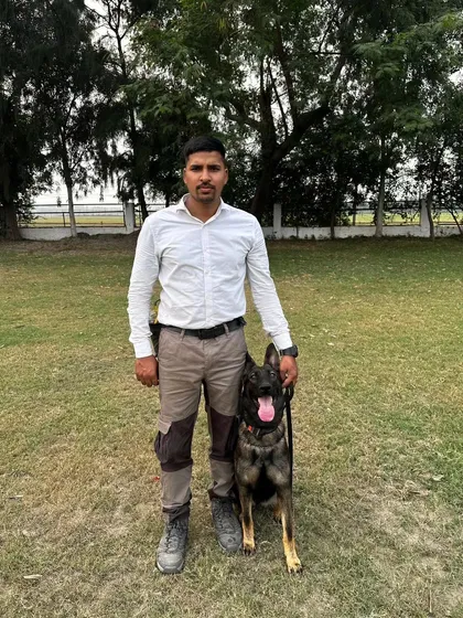 A proud moment with Tashi. Our journey in training is a continuous process of evolving and strengthening our partnership.