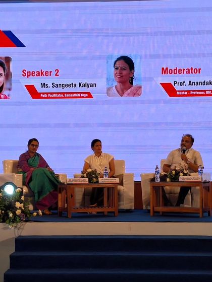 I had the honor of being a guest speaker at the NIPM HR Conclave. It brought me full circle to my corporate career from two decades ago. It was a joy to share my insights on wellness in the workplace.