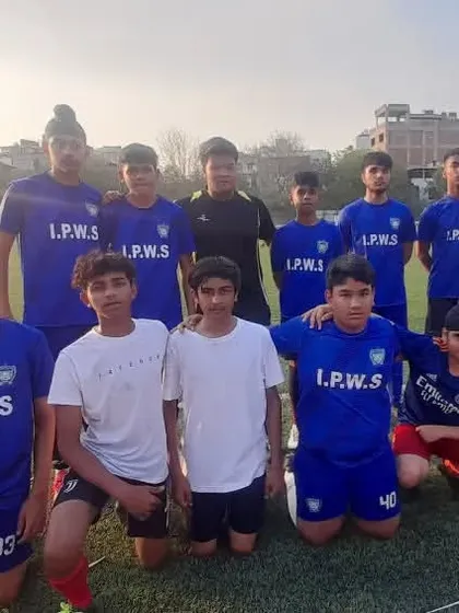 Our academy players ready for a match. The mix of players shows the different age groups that train and compete with us.