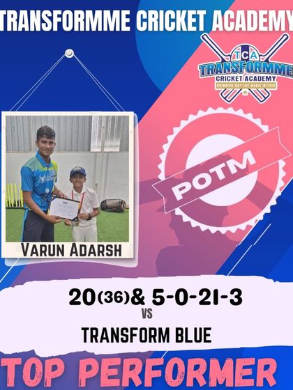 Transform Cricket Academy - Junior Cricket Coaching Program Star Performers: Celebrating Individual Excellence photo 42