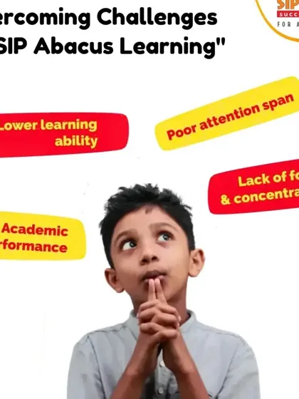 Many children face challenges like a poor attention span or low academic performance. Our abacus learning program is designed to help them overcome these specific hurdles.