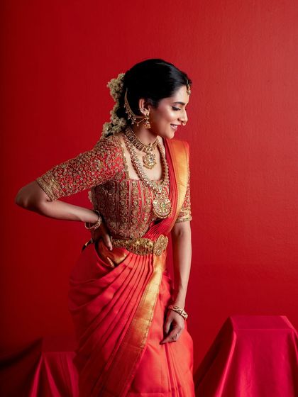 Ganavi Couture - Custom Indian Bridal & Occasion Wear The Kanjeevaram Bride photo 4