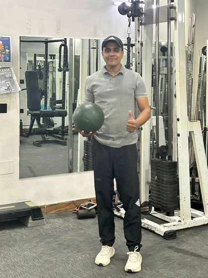 Thumbs up for a great workout. We celebrate small wins every day on the path to larger goals.