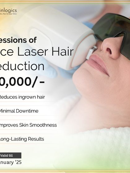 This Republic Day offer provides six sessions of face laser hair reduction. It's an excellent opportunity to address unwanted facial hair and prevent issues like ingrown hairs for smoother, clearer skin.