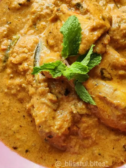My Chicken Lajawab truly lives up to its name, which means "speechless". It’s a unique, creamy curry with Mughlai influences that is rich, savory, and absolutely delicious. The tender chicken pieces are cooked in a thick, flavorful gravy that you won't forget.