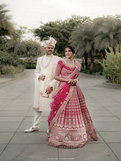 Bangalore Photographers - Pre-Wedding & Couple Photoshoots Grand Celebrations: Elegant Couple Portraits photo 4