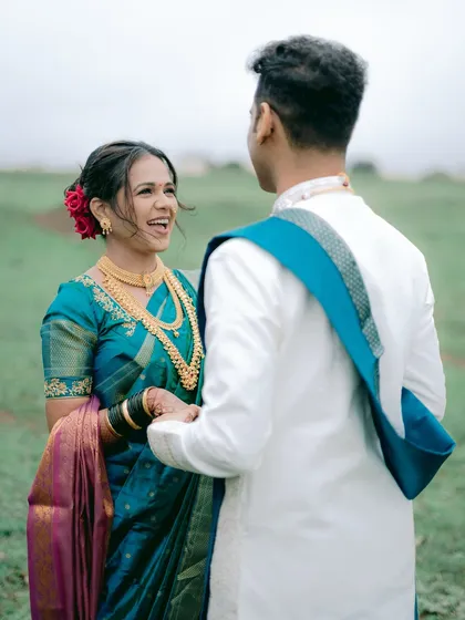 A moment of pure, spontaneous laughter. Capturing these unposed interactions is what I love most about couple photography, as it shows their true personalities.