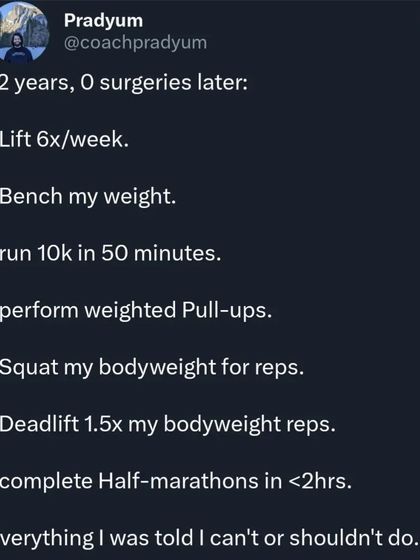 Pradyum - Personalized Strength Training Debunking Fitness Bullshit photo 10