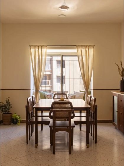 A collection of pieces from various other home projects. This includes the Avani sofa, Kaira four-poster bed, custom single beds for a kid's room, and the Madhu dining chairs, demonstrating our versatility across different styles and client requirements.