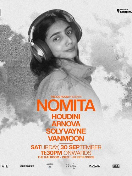 A poster from my return to the techno scene at The Kai Room. It's always a thrill to play for a crowd that truly loves deep and driving electronic music.