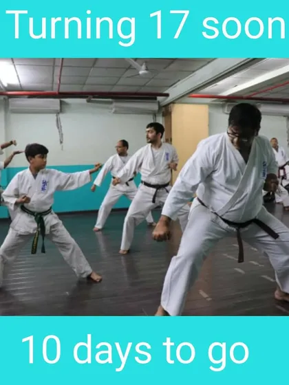 The countdown begins for our 17th anniversary. The energy and anticipation in the dojo are high as we prepare for the celebration.