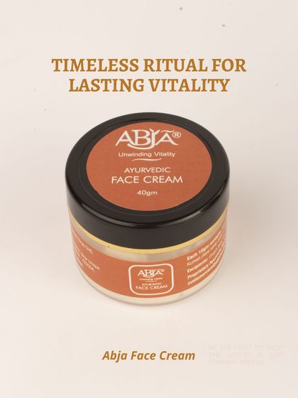 This is my Ayurvedic Face Cream, a timeless ritual in a jar designed for lasting skin vitality.