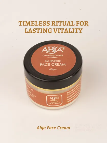 This is my Ayurvedic Face Cream, a timeless ritual in a jar designed for lasting skin vitality.