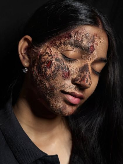 Another angle of the zombie look. You can learn to create art like this every day in my pro course.