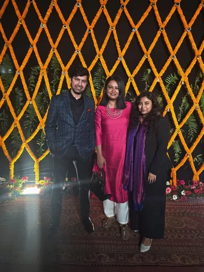 Cherished moments with friends and colleagues from the legal fraternity at a social gathering.