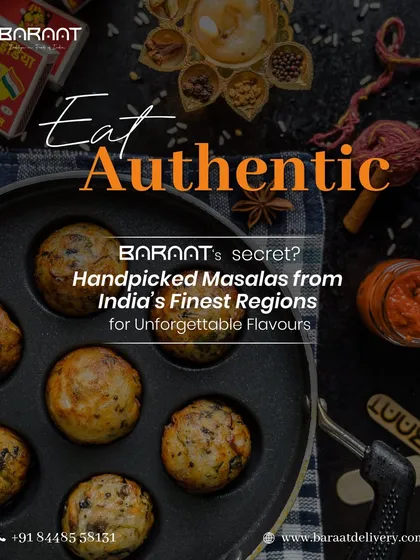 The secret to our authentic taste lies in the spices. We handpick our masalas from India's finest regions, from the fields of Kerala to the heart of Punjab, ensuring every dish we prepare is bursting with unforgettable flavour.