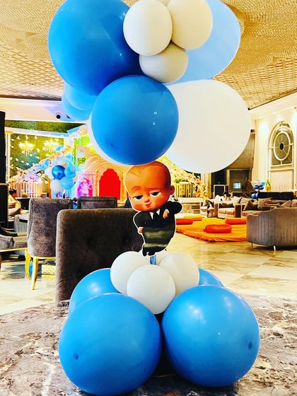 Golu Balloon Decor - Baby Celebration Decor First Birthday Spectacles photo 23
