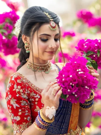 Blouse House by Mahitha Prasad - Custom Blouse Design & Embroidery Real Brides, Real Stories photo 15