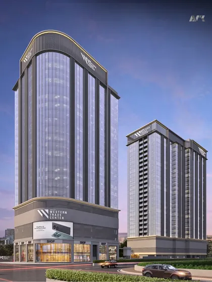 Introducing the Crescent Western Trade Center in Mira Road, Mumbai. This 25+ storied tower stands out with its bold, linear façade and offers highly functional office spaces designed to elevate work experiences.