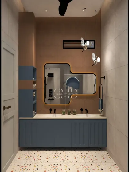 Chizzle My Designs - Turnkey Residential Interior Design Artistic Bathrooms & Powder Rooms photo 14