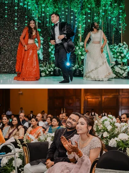 The joy of watching loved ones perform for you. We love capturing the couple's reactions, their applause and smiles, as they enjoy the show put on in their honor.
