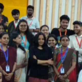 A group photo with the wonderful students at MS Ramaiah college after my talk on sustainability. Their engagement and curiosity give me great hope for the future.