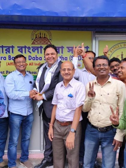 Celebrating a successful court order with my clients from the Sara Bangla Daba Sangstha in Kolkata. After a long-pending stay order was vacated in their favor, it was wonderful to share the moment of victory with the entire team.