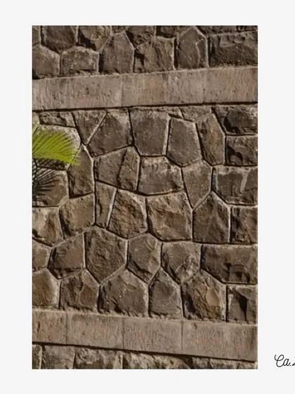 Stone is a timeless and durable material that features prominently in my work. This image shows the intricate random rubble masonry used in several projects, grounding the buildings in their context and adding a layer of texture and history.