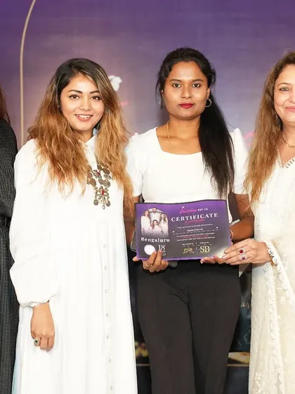 I believe in always learning and improving my own skills. Here I am receiving my certification after upgrading my knowledge, so I can bring the very best and latest techniques to my students.