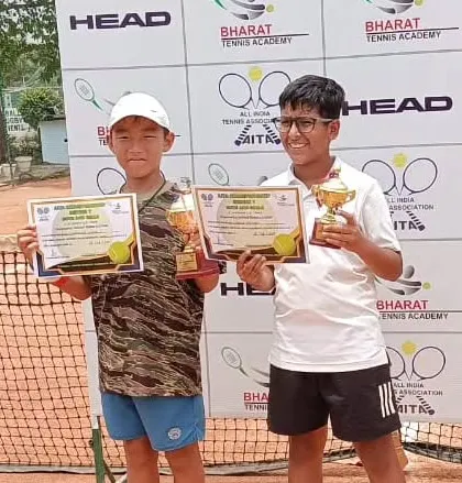 Another U12 Singles title for Toshinosuke at an AITA Championship Series event. His consistency is impressive.