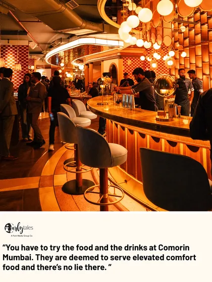 "You have to try the food and the drinks at Comorin Mumbai." We're thrilled with the buzz from Curlytales and the city's best critics.