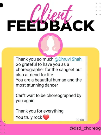 "So grateful to have you as a choreographer but also a friend for life." I truly cherish the friendships I build with my clients throughout the wedding journey.