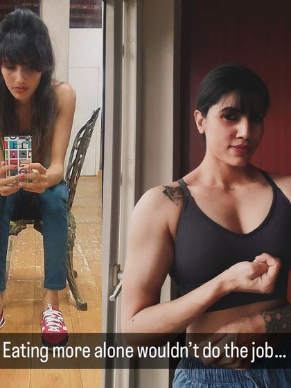 Maniesha was training and eating more but not seeing the progress she wanted. We implemented the right programming, focused on execution, and dialed in her nutrition. The result is a beast-mode transformation.