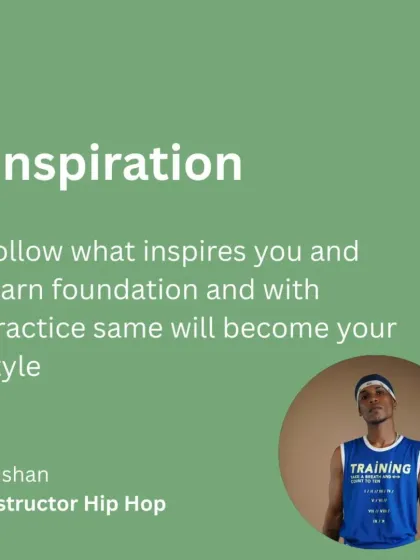 Feeling lost? Our instructor Sushan shares a tip: follow what inspires you, learn the foundation, and with practice, it will become your style.