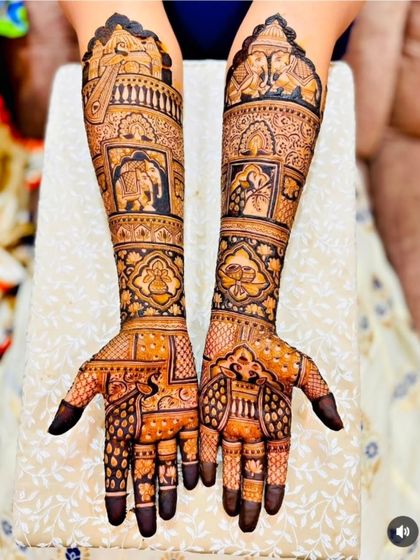 Kanha Mehandi - Bridal Mehndi Intricate Hand Designs photo 31