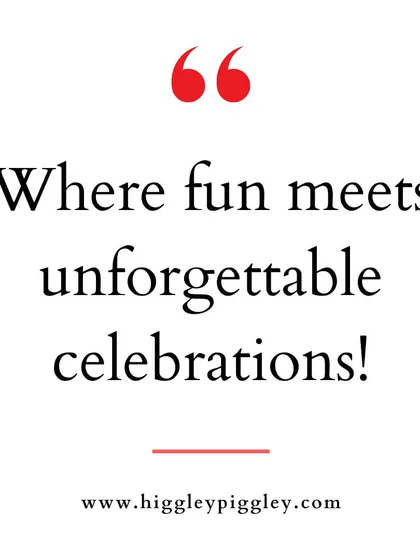 "Where fun meets unforgettable celebrations!" This is the essence of what we offer.